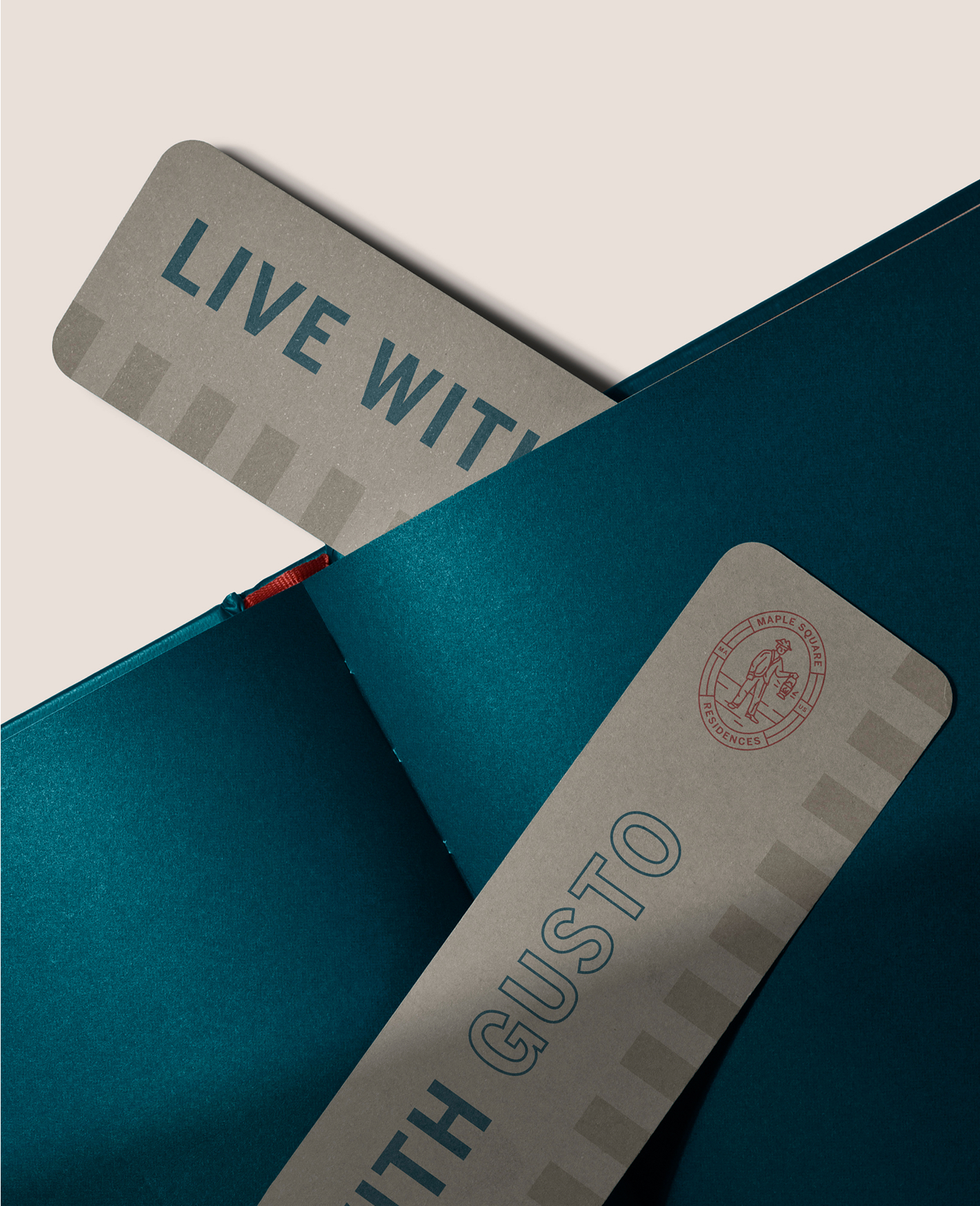 Maple square bookmark