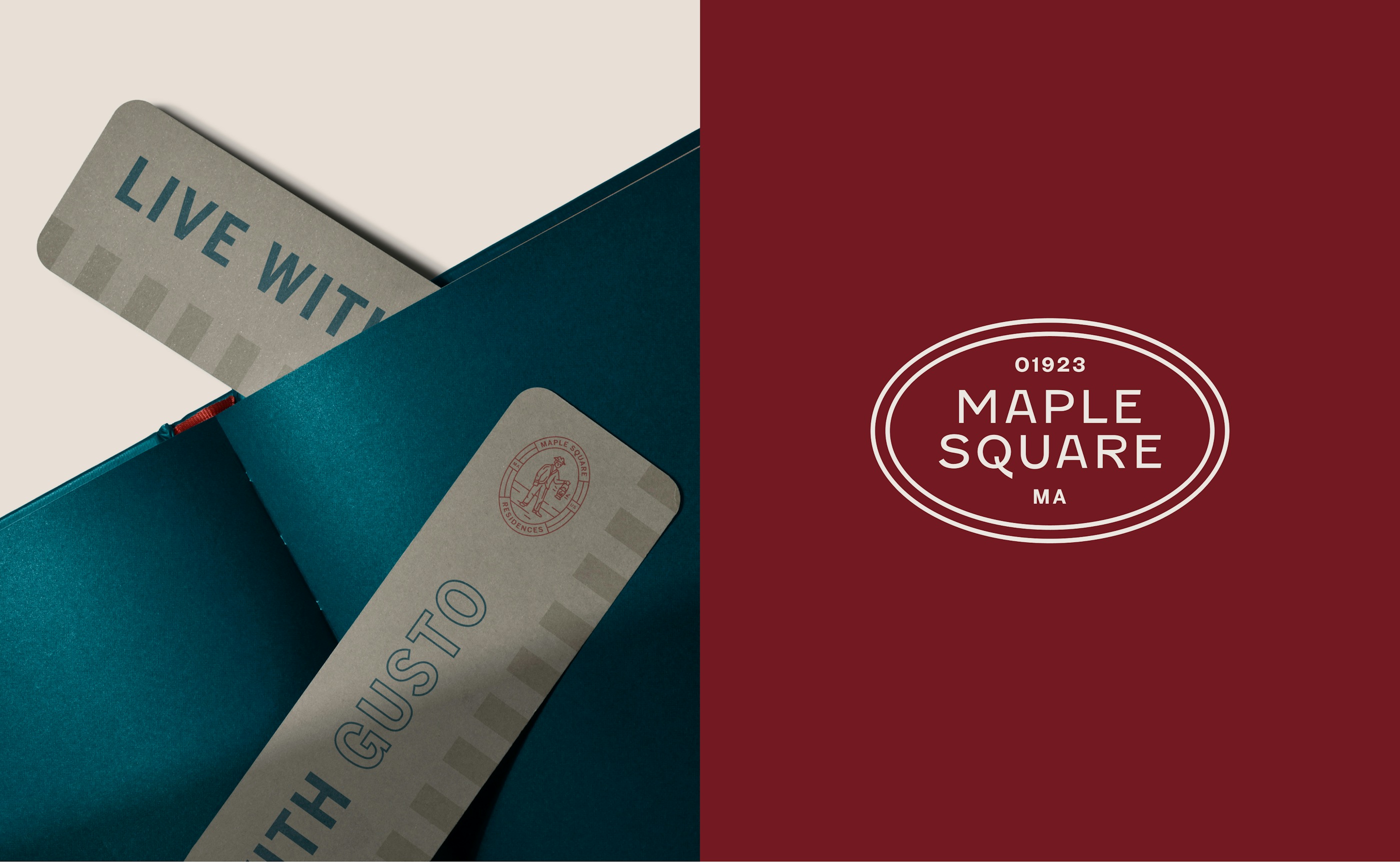 Maple square supporting mark